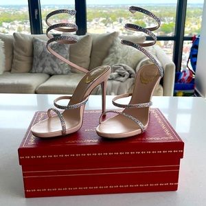 Renee Caovilla Sandals with Crystals Cleo